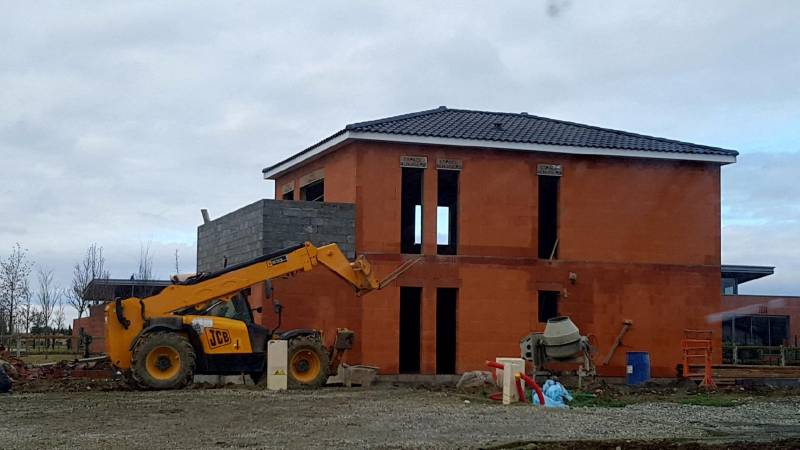 Réalisation de la Maçonnerie d'une maison à étage à Carbonne dans le 31